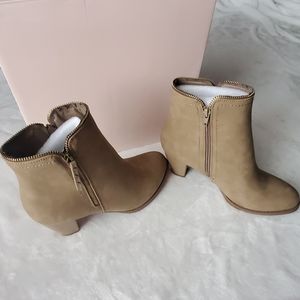 Taupe ankle bootie